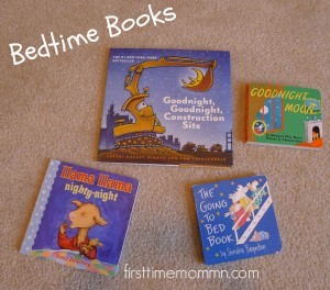 building baby's library bedtime books