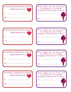 Last minute Valentine's Day Classroom Cards