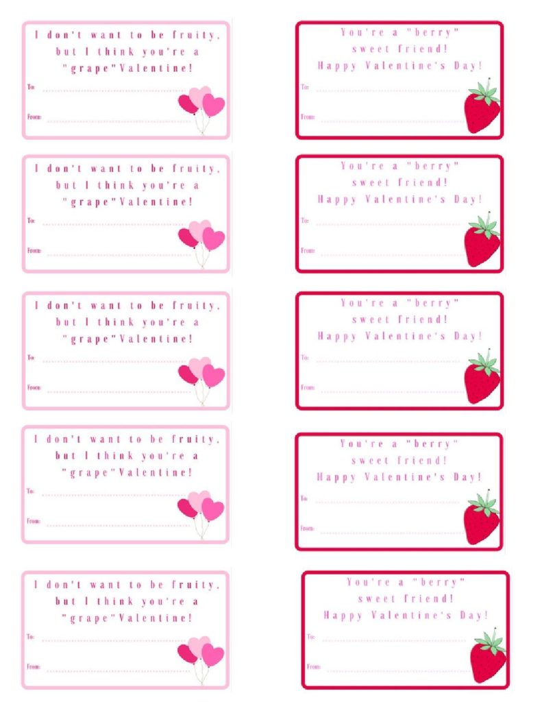 Last Minute Valentine s Day Classroom Cards