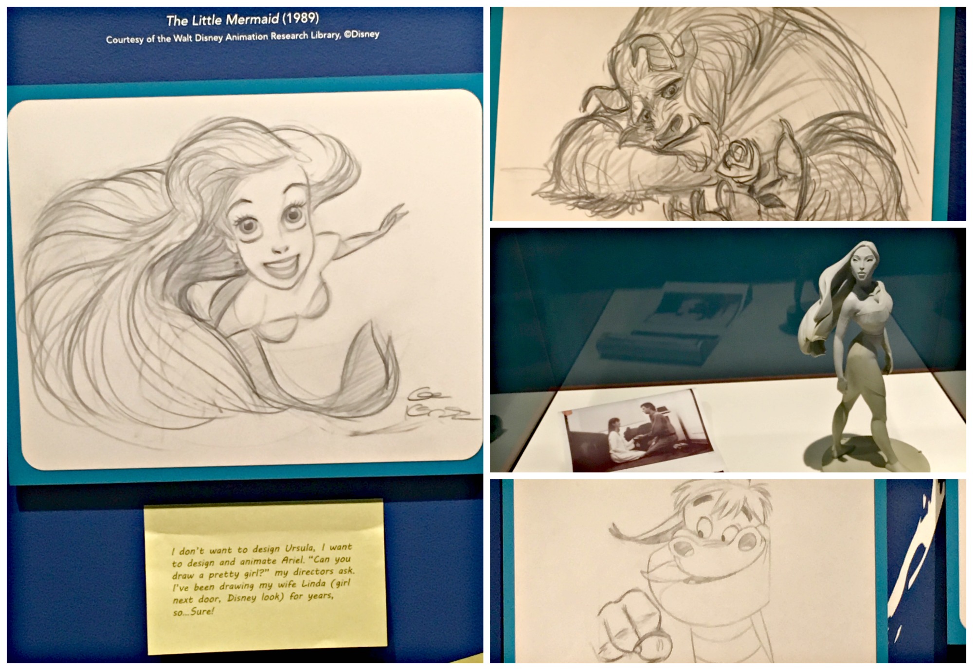 Walt Disney Family Museum Glen Keane Exhibit