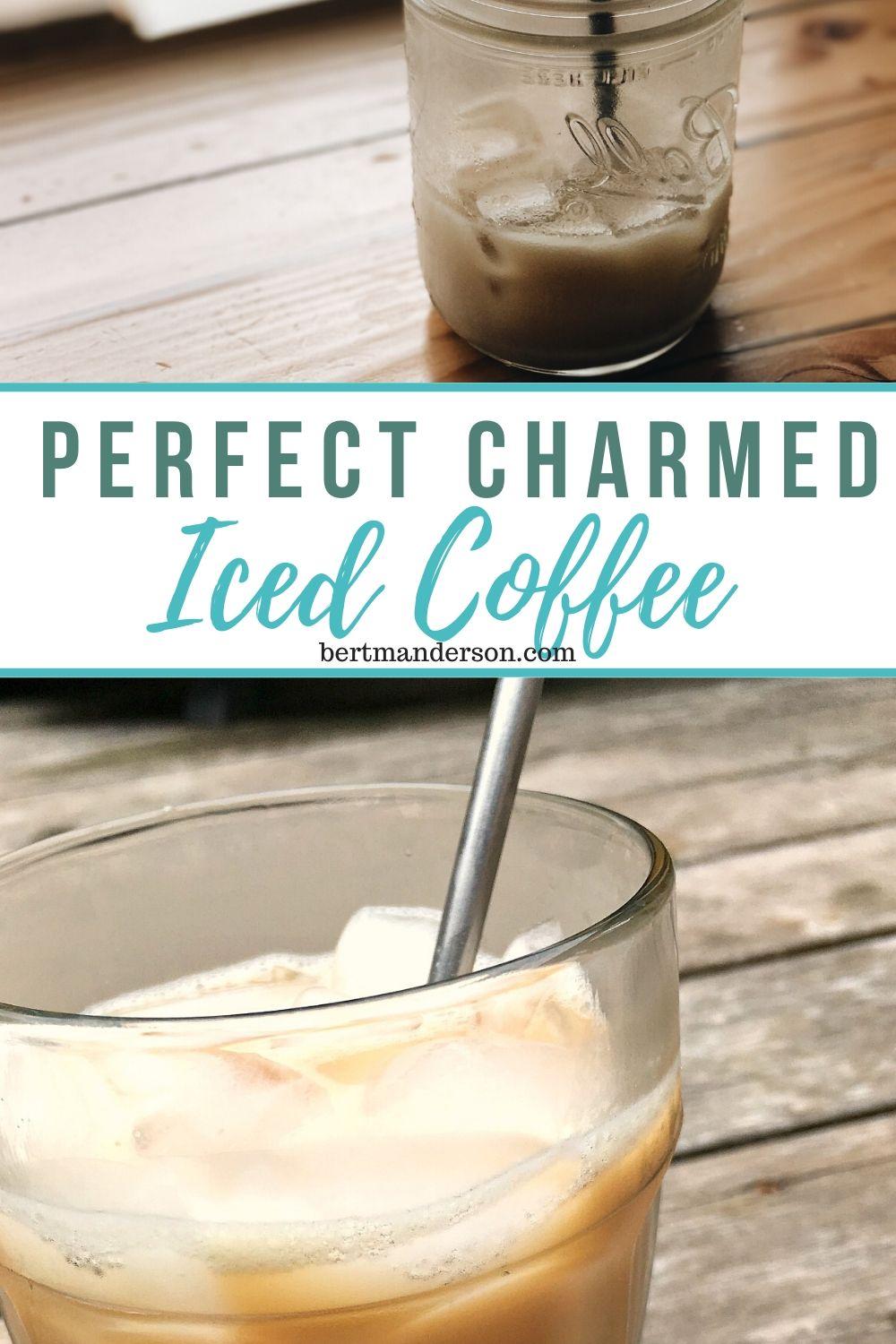 Easy iced coffee recipe that's perfect for hot summer mornings. #icedcoffee #recipes #drinks #coffee