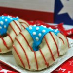 Patriotic Flag Doughnuts