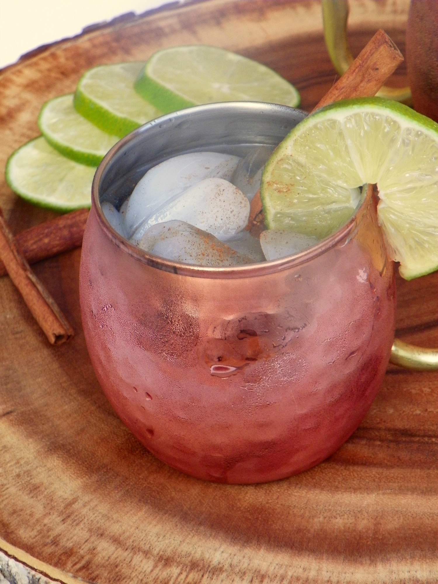 Vertical Moscow Mule Pumpkin Spic