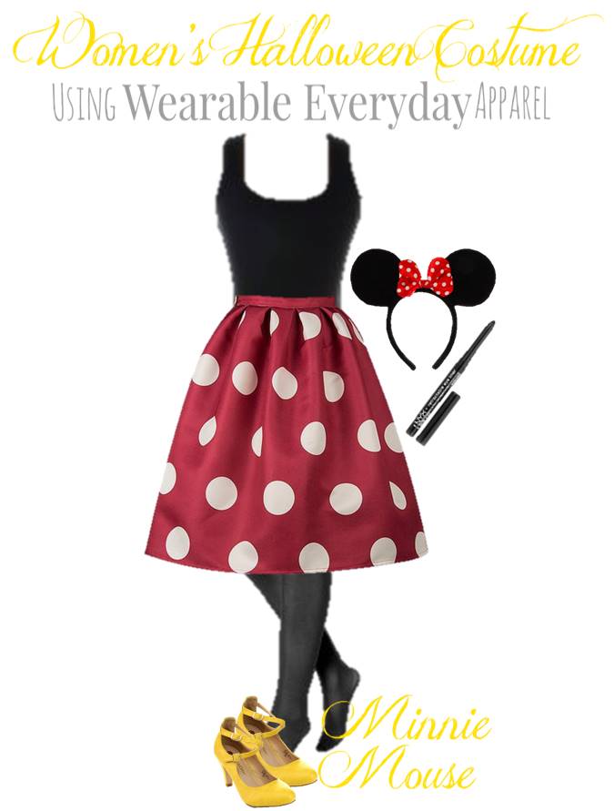 Minnie Mouse Halloween costume for mom