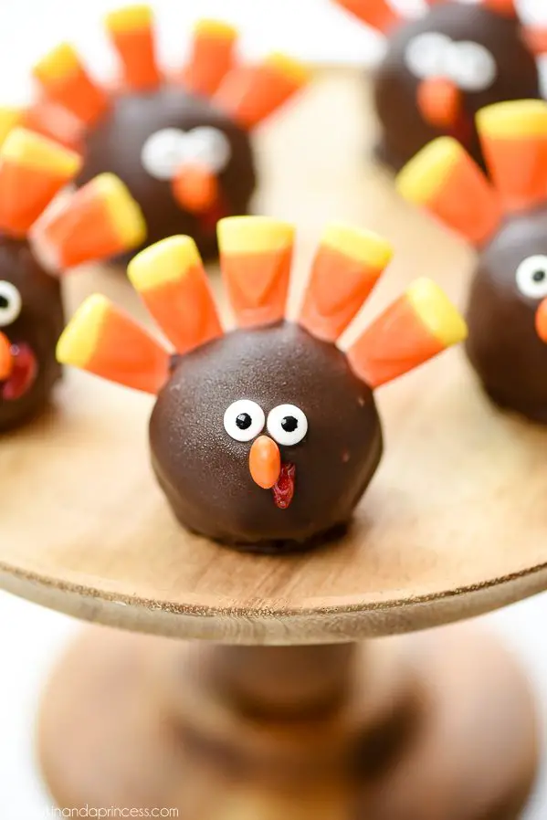 Thanksgiving Treats Turkey OREO Balls