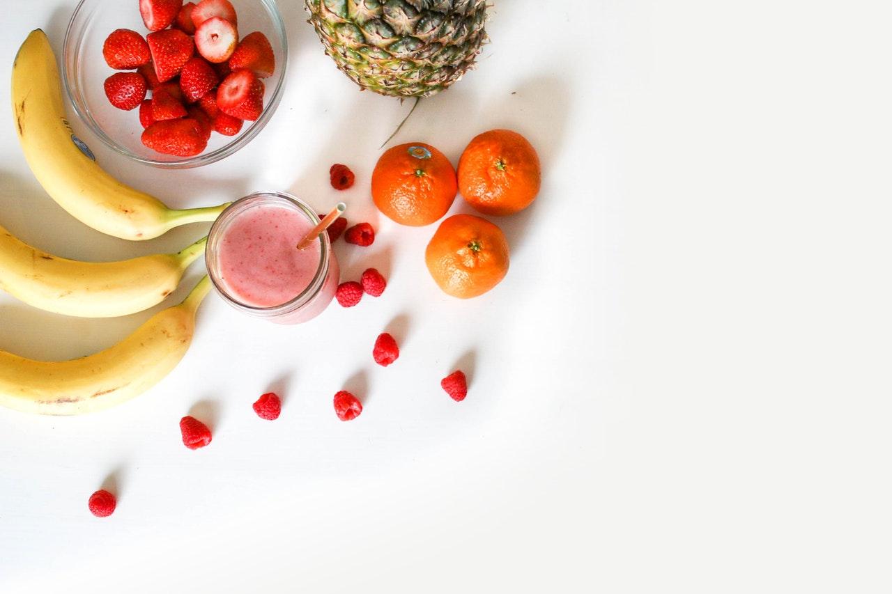 assorted-fruits-on-white-surface