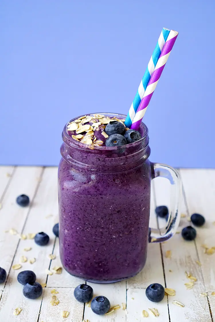 Healthy Blueberry Muffin non-alcoholic smoothie