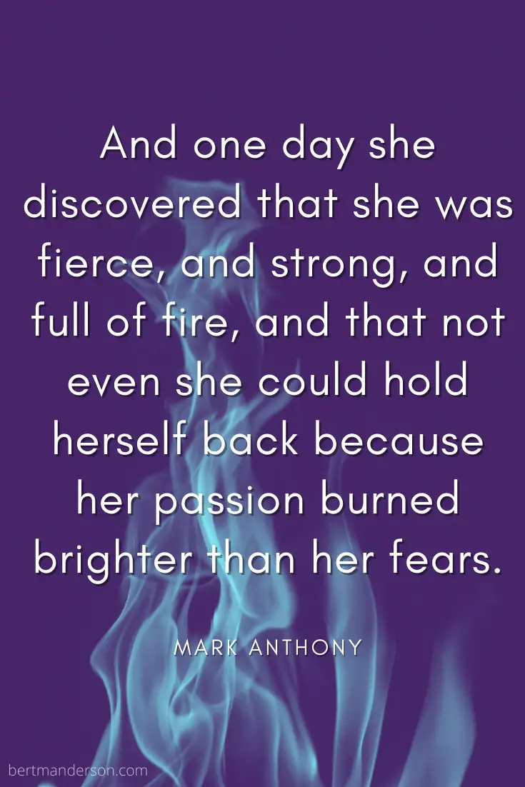 Mark Anthony One Day She Discovered That She Was Fierce -  Portugal