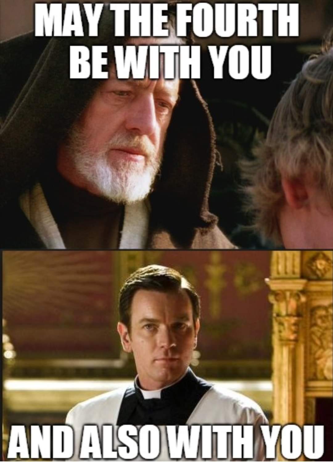 peace be with you meme