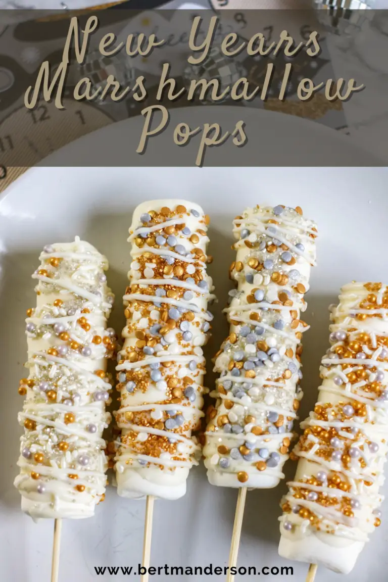 New Year’s Eve Marshmallow Pops