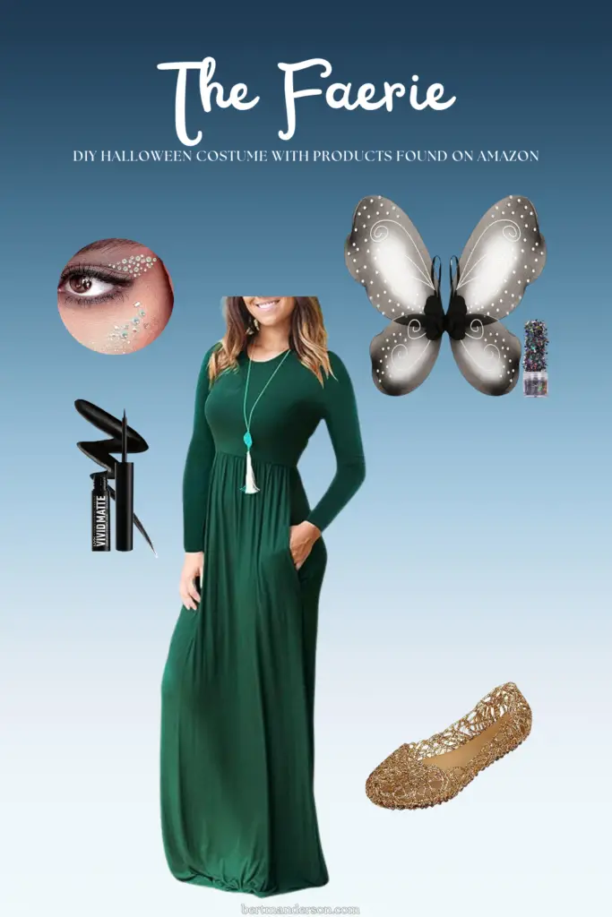 DIY Halloween Costume with products found on Amazon - The Faerie