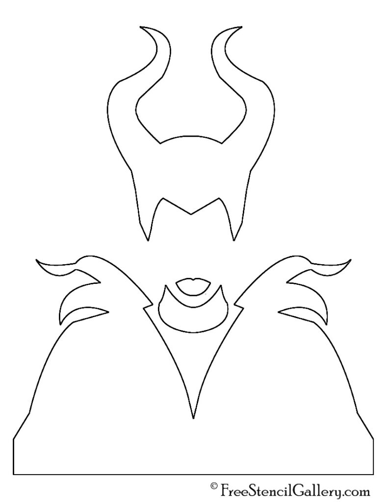 Maleficent outline